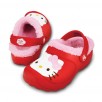sabots fourres enfant Crocs Hello Kitty Lined Custom Clog